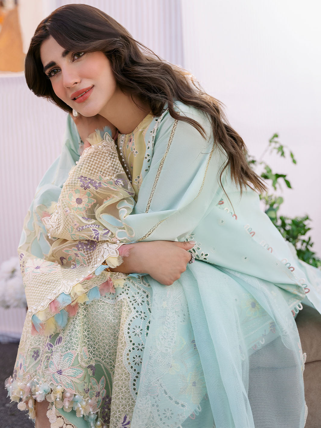 Bin Ilyas | Clara Embroidered Lawn 24 | 216 - B