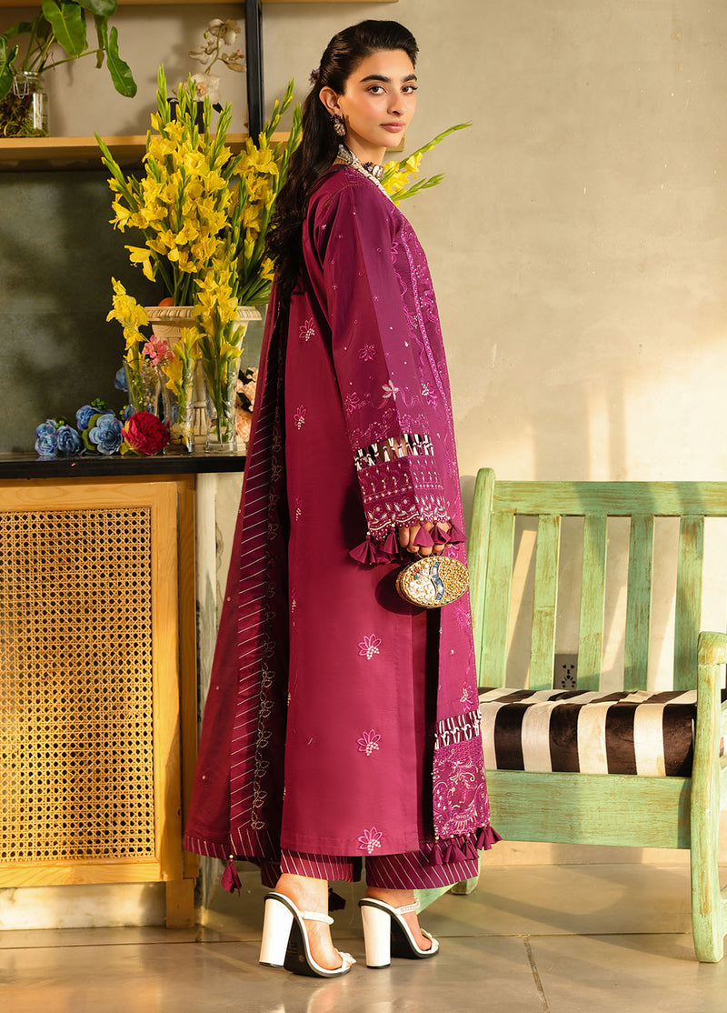 Sahane | In Laws in Lawn Eid Edit |  CT-21002 Berry