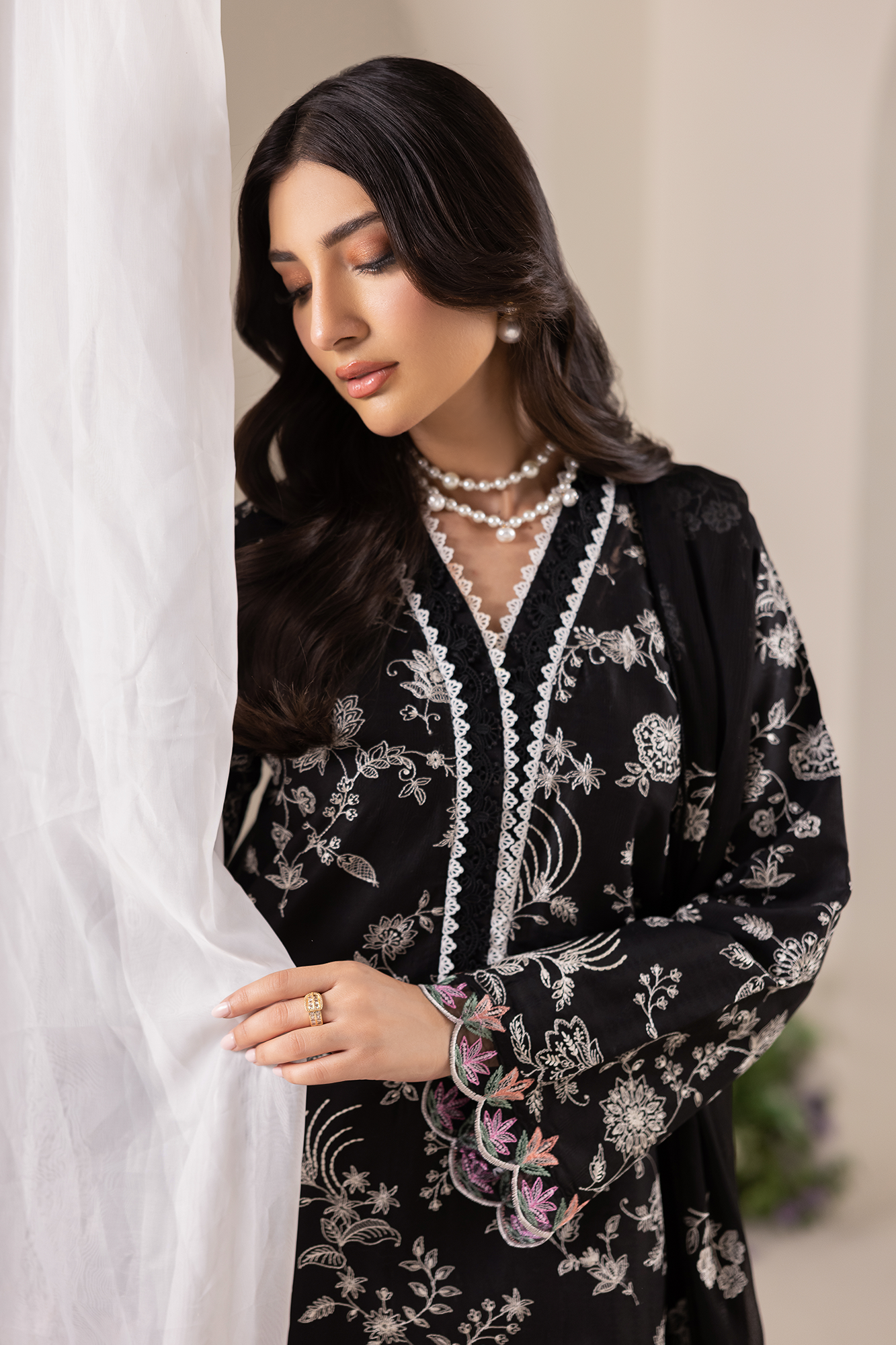 Rajbari | Premium Edition | Embroidered Chiffon Dopatta 10