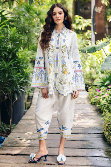 Qalamkar | Printed Co Ords 25 | OP-06 Ilsa