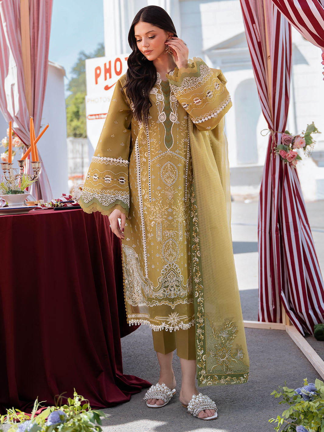 Bin Ilyas | Clara Embroidered Lawn 24 | 211 - A