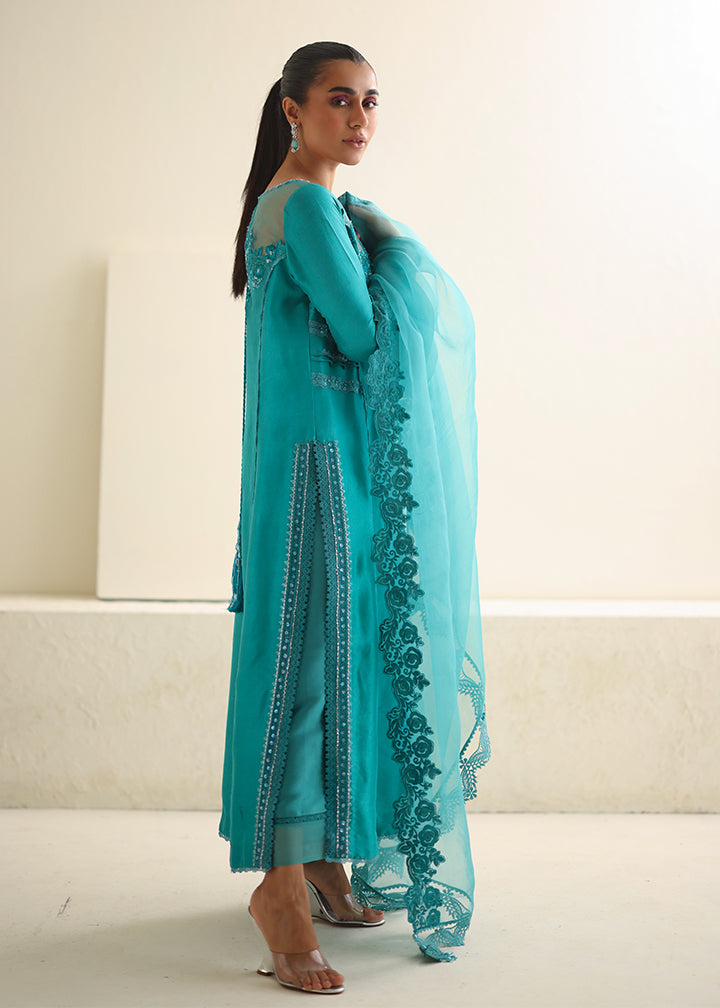 Umsha | Luxury Pret | CARIBBEAN TURQUOISE
