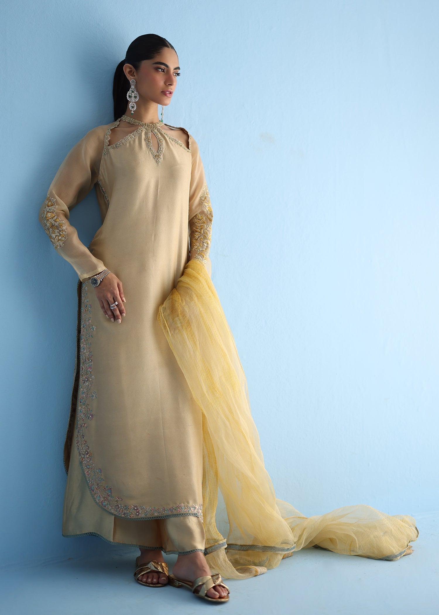 Umsha | Luxury Pret | SEA GOLD TREASURE