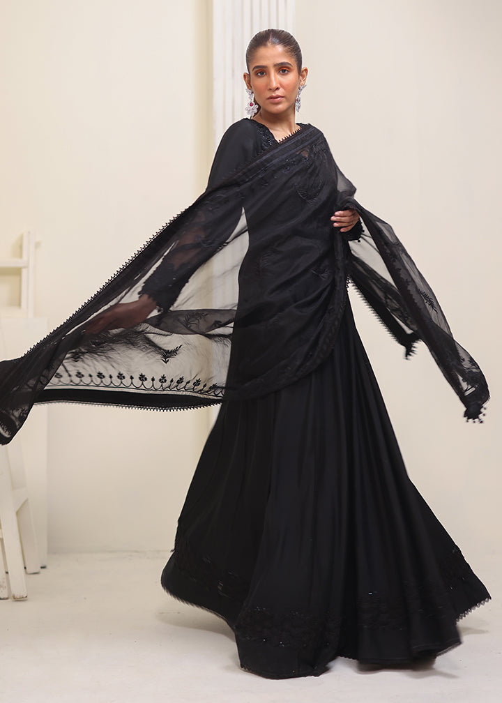 Umsha | Luxury Pret | BLACK SWAN