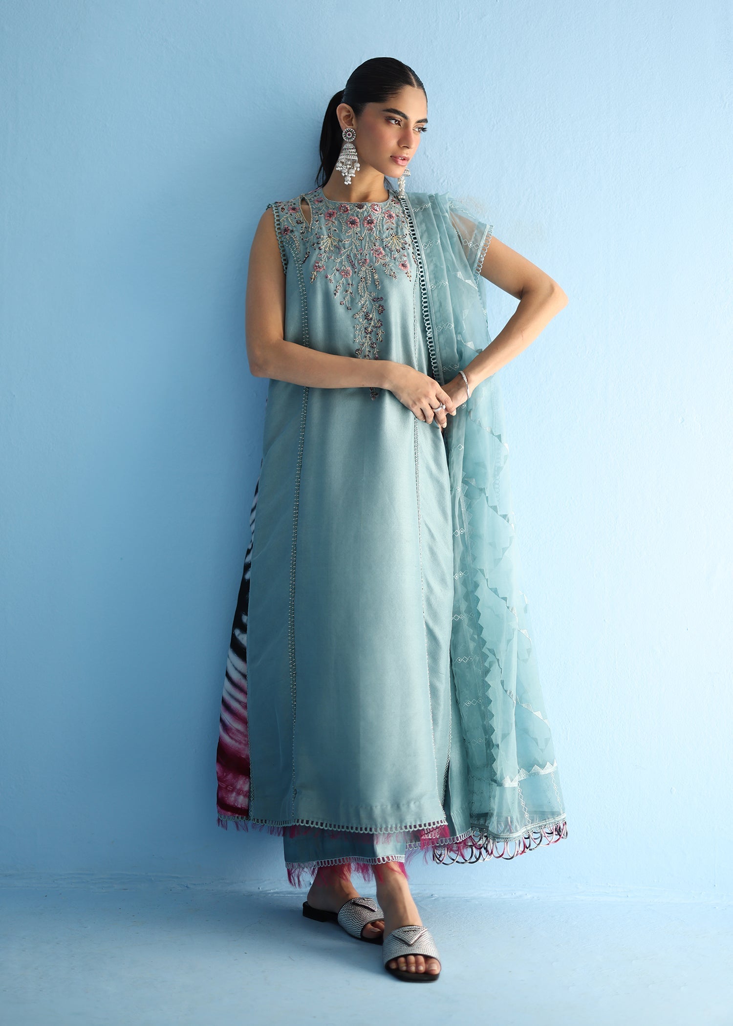 Umsha | Luxury Pret | SOAKED ASH PLUM