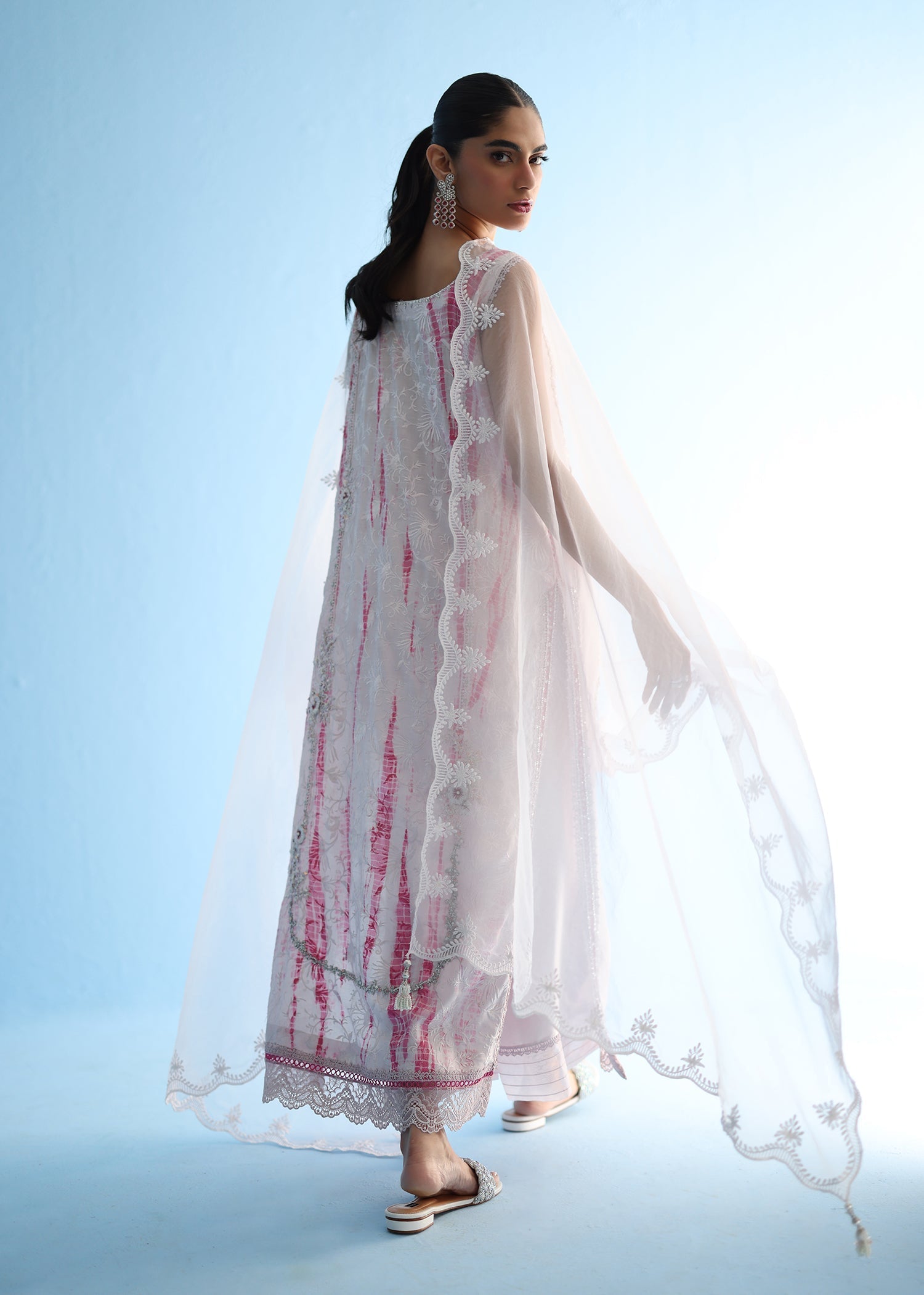 Umsha | Luxury Pret | PINK SPLASH