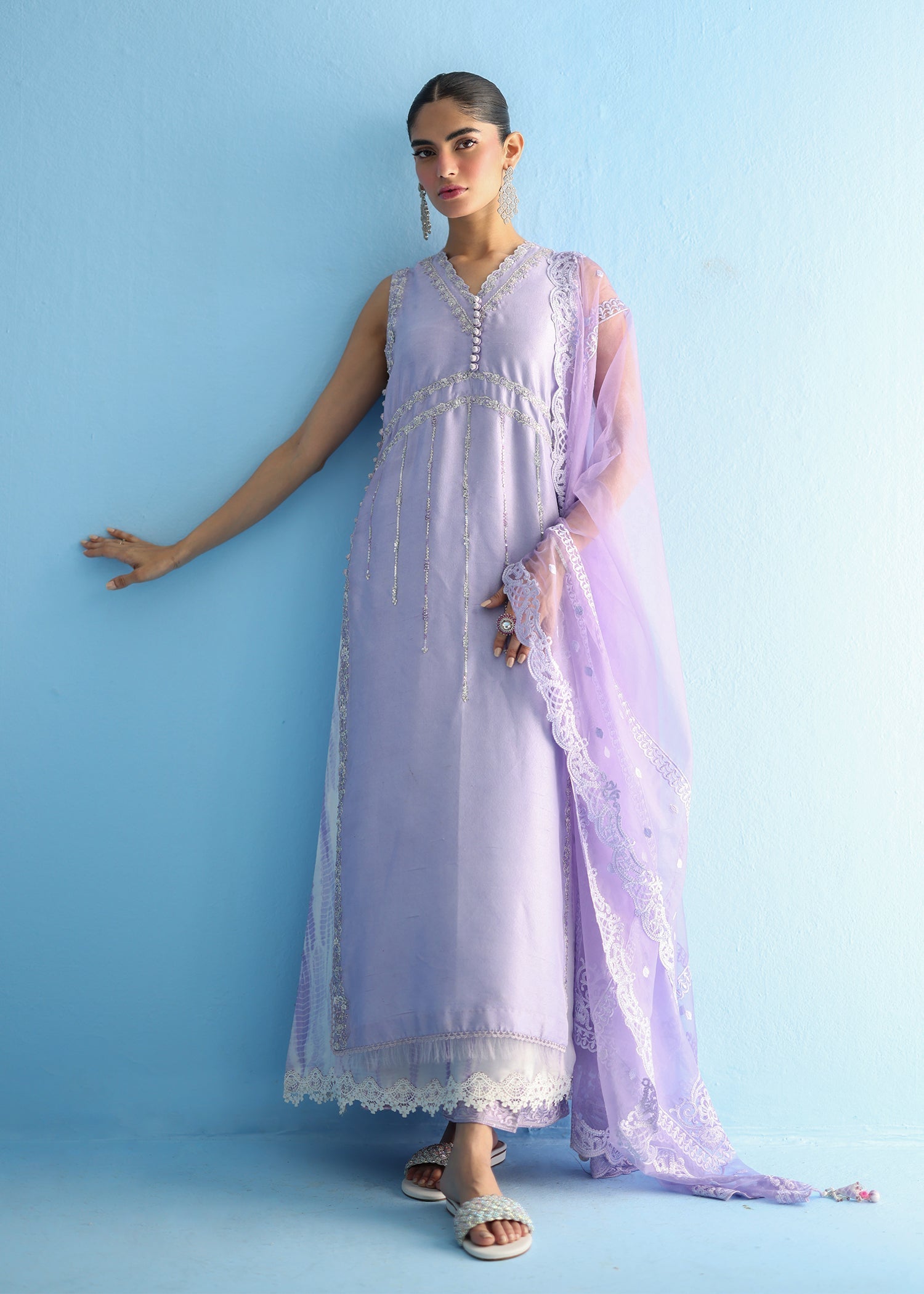 Umsha | Luxury Pret | LILAC MARBLE