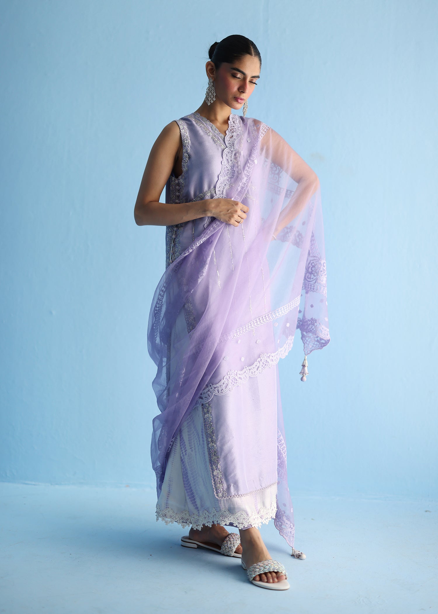 Umsha | Luxury Pret | LILAC MARBLE