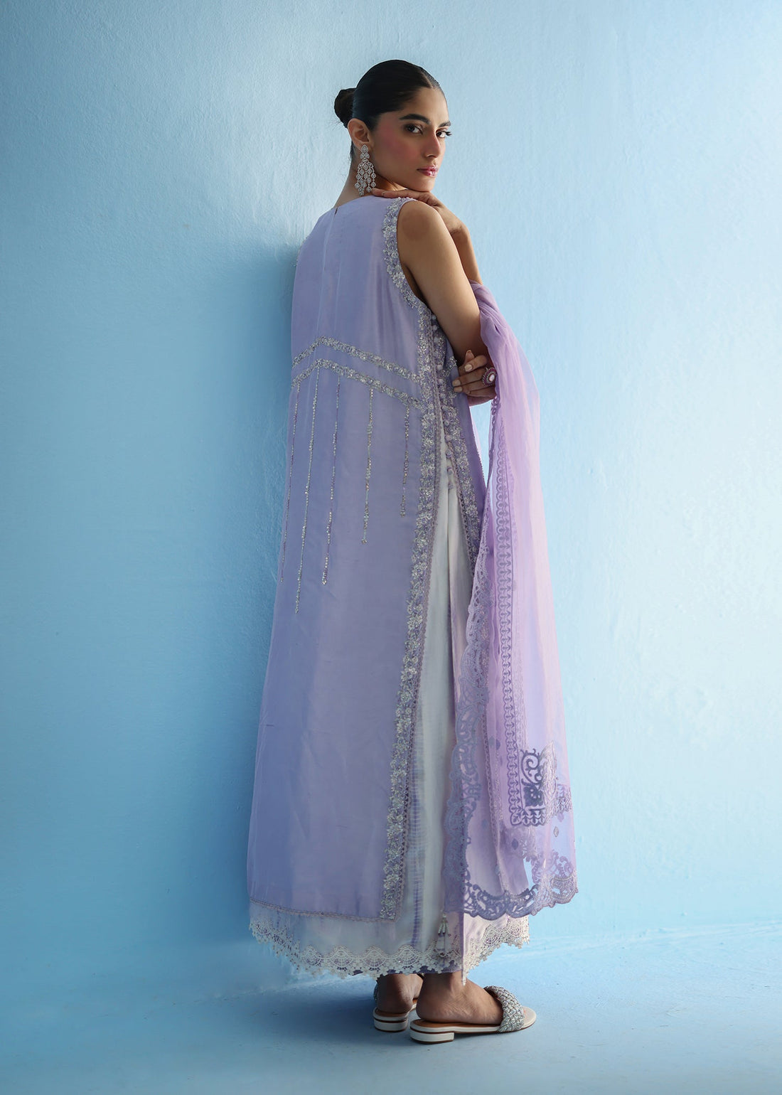 Umsha | Luxury Pret | LILAC MARBLE