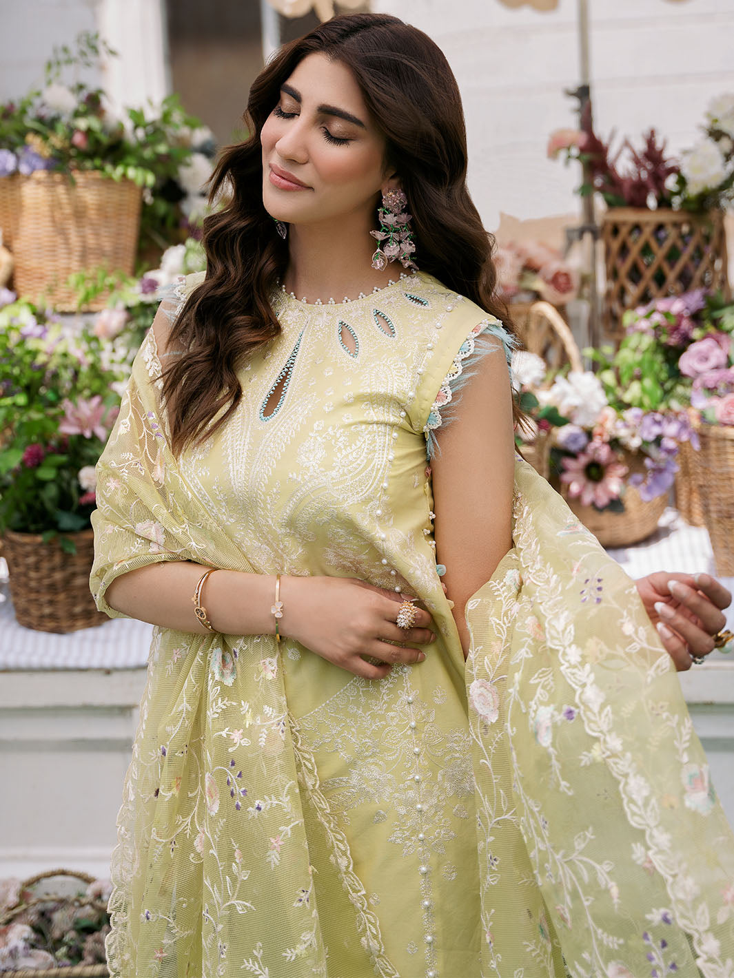 Bin Ilyas | Clara Embroidered Lawn 24 | 214 - B