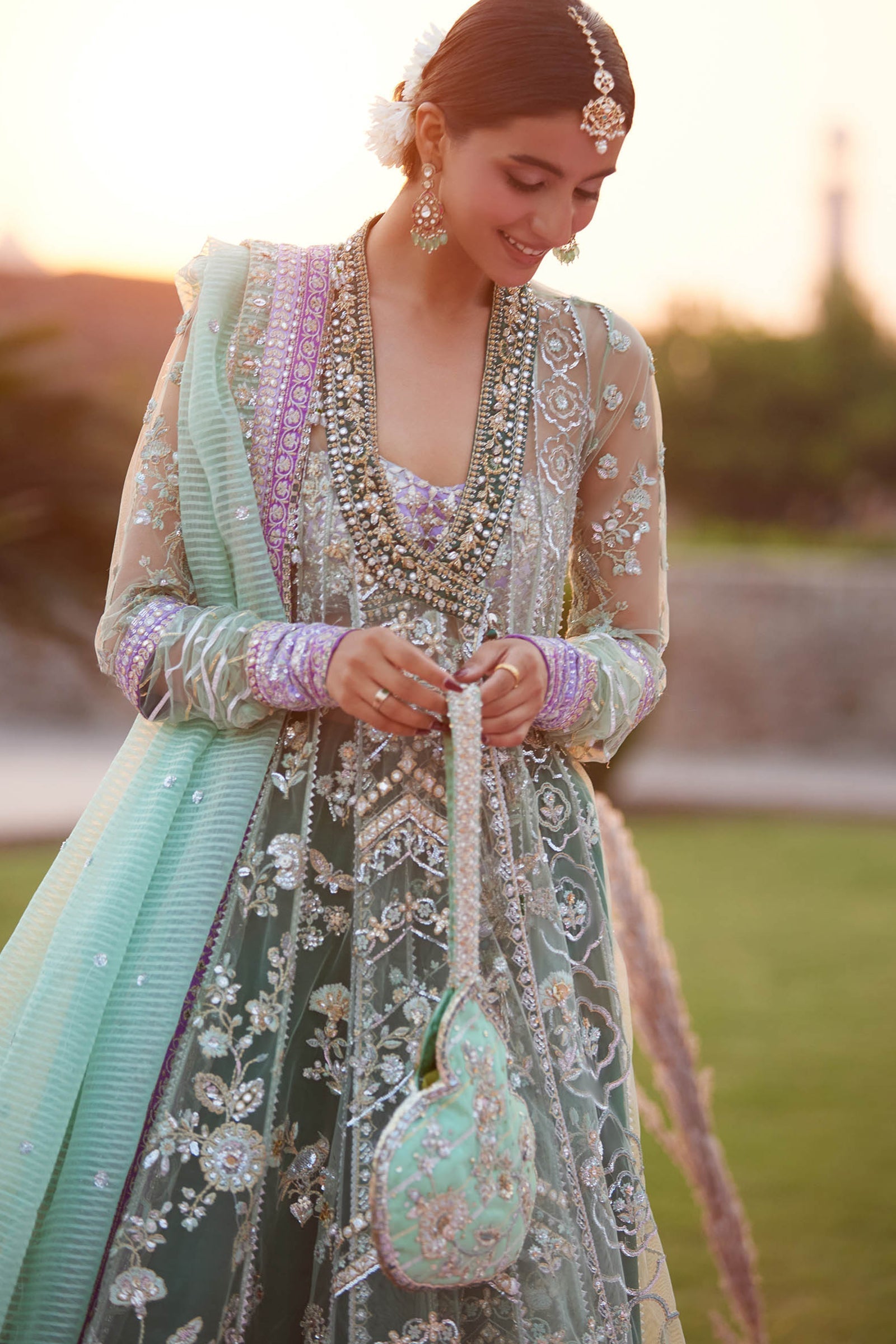 Zaha | Gossamer 25 | ZARQAH-E-PISTACHIO (ZC25-03)