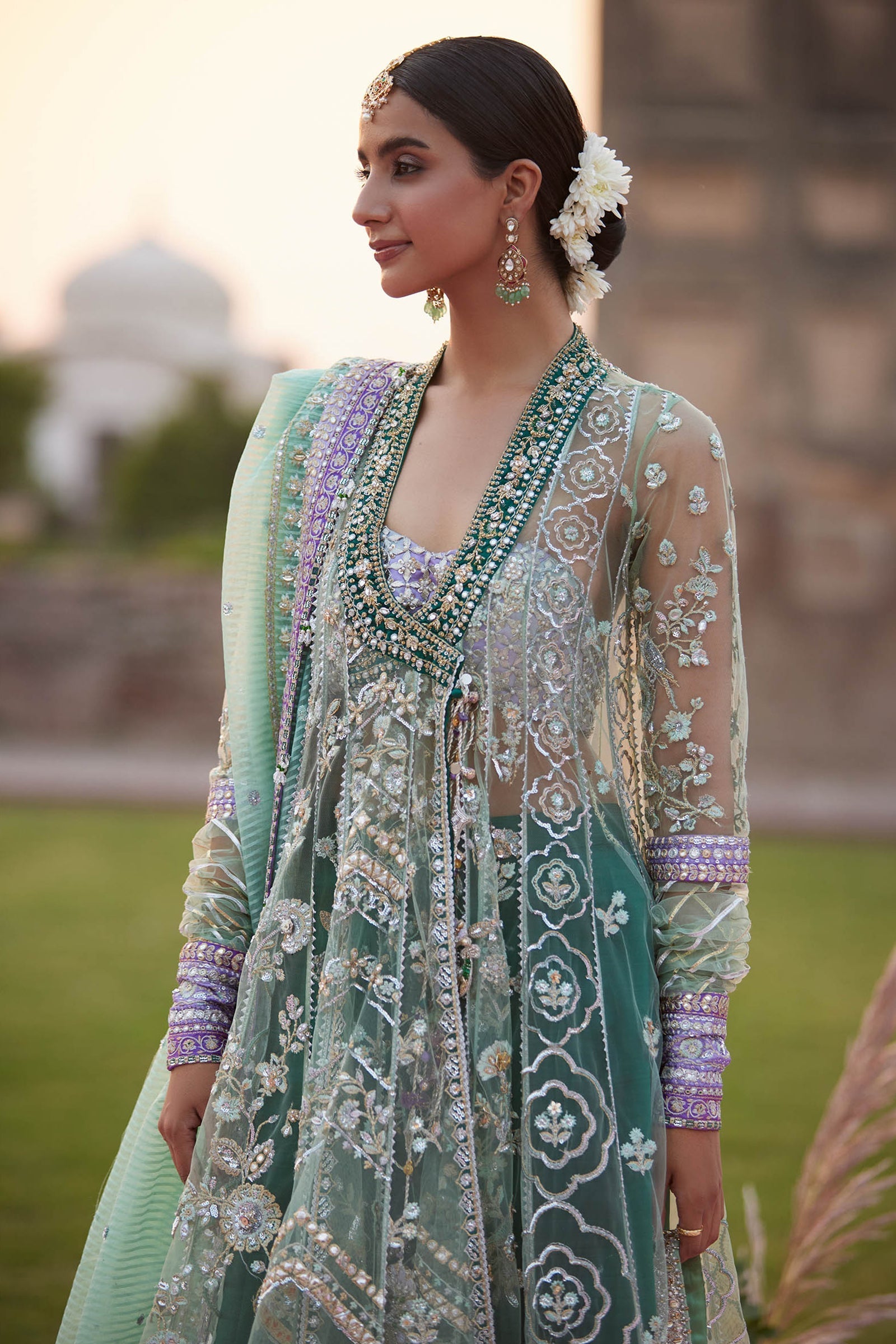 Zaha | Gossamer 25 | ZARQAH-E-PISTACHIO (ZC25-03)
