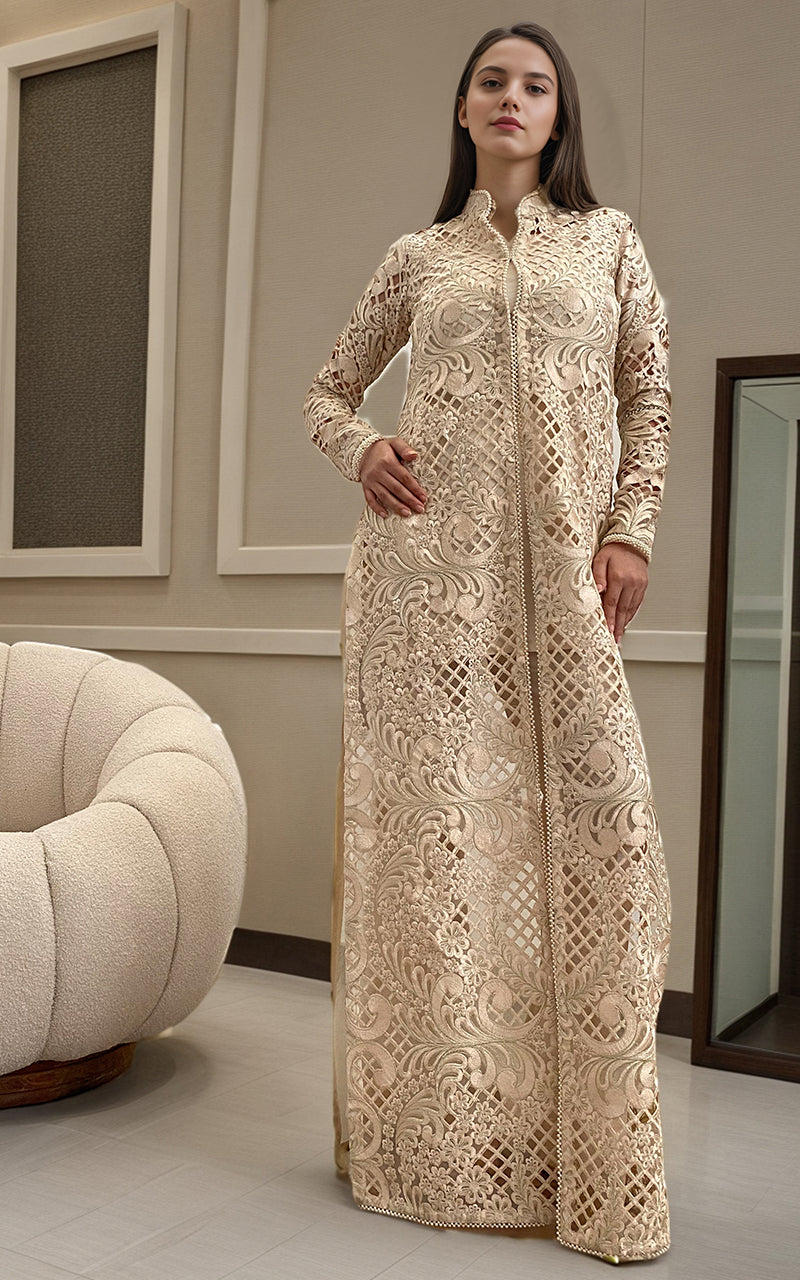 Threads and Motifs | Formal Dresses 25 | ORGANZA EMROIDERED JACKET