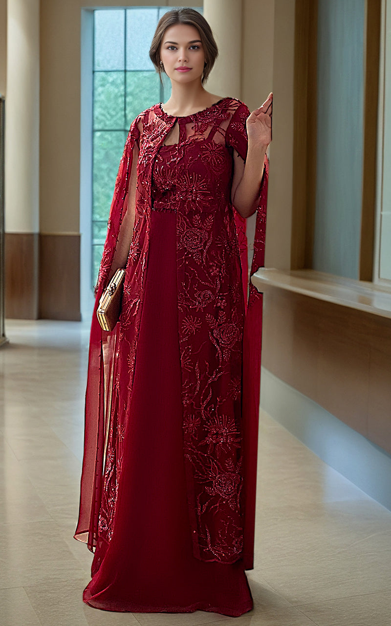 Threads and Motifs | Formal Dresses 25 | Embroidered Jacket With Tube And Skirt
