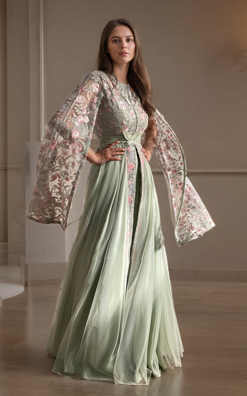 Threads and Motifs | Formal Dresses 25 | Organza Embroidered Maxi