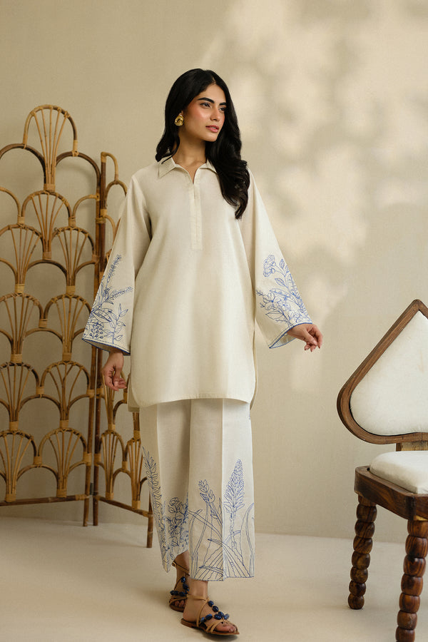 Sahar | Pre Essential Emb Edit | Camellia Pearl