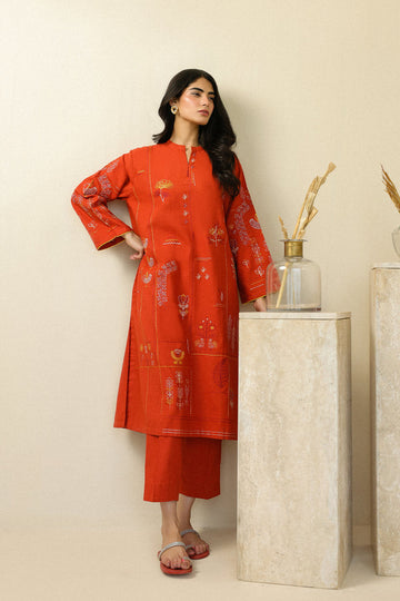 Sahar | Pre Essential Emb Edit | Burnt Citrus