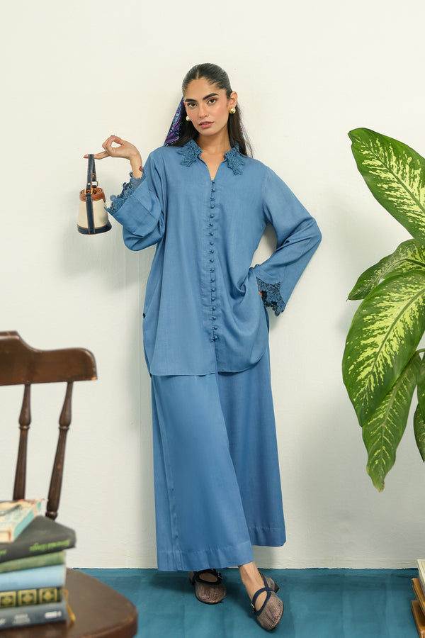 Sahar | Pret Essentials Winter 25 | Blue Ãclat