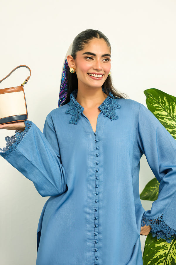 Sahar | Pret Essentials Winter 25 | Blue Ãclat
