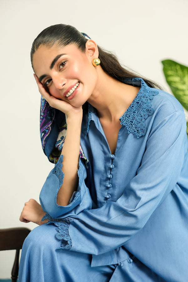 Sahar | Pret Essentials Winter 25 | Blue Ãclat