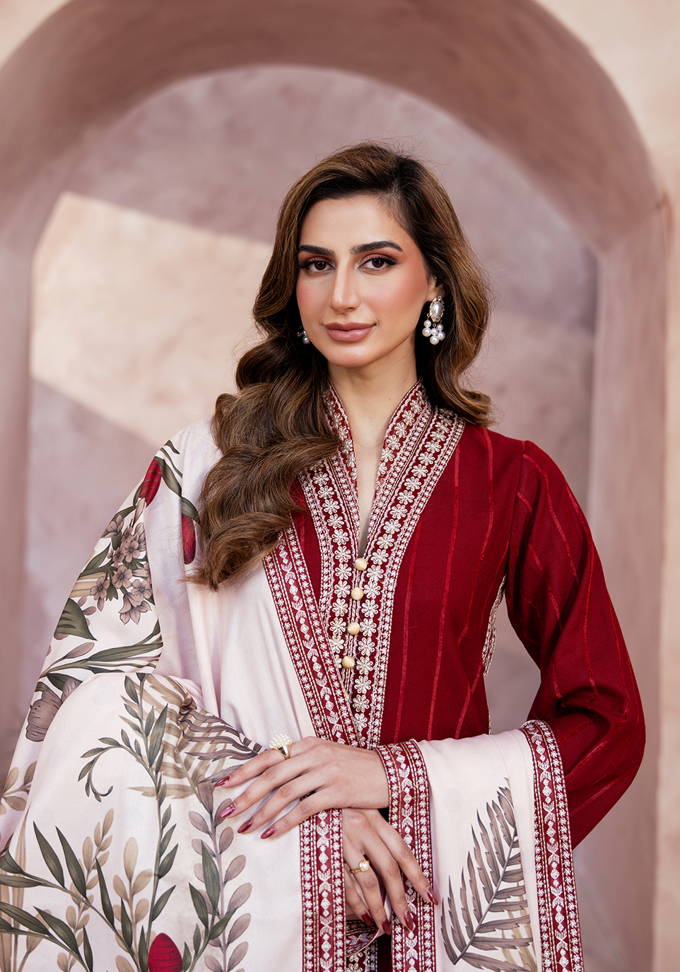 Zarqash | The Winter Luxe Pret | RED WHISPER