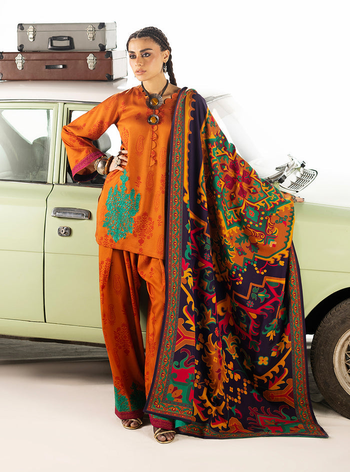 Zainab Chottani | Winter Shawl 25 | Suniva - D3