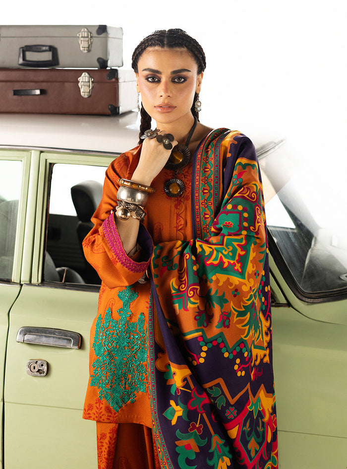 Zainab Chottani | Winter Shawl 25 | Suniva - D3
