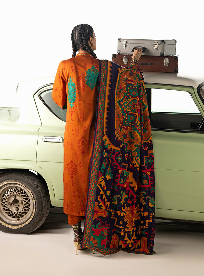 Zainab Chottani | Winter Shawl 25 | Suniva - D3