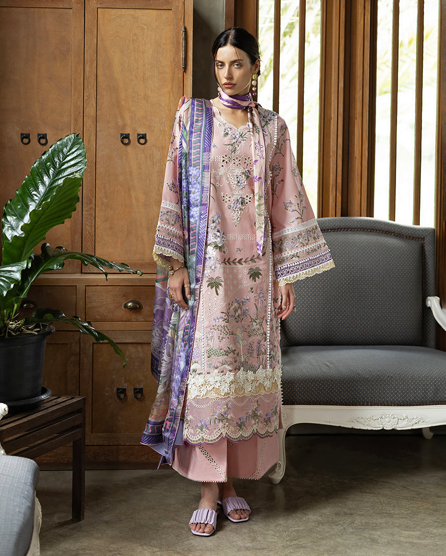Esmel | Mon Tresor Luxe Lawn 26 | Rosy