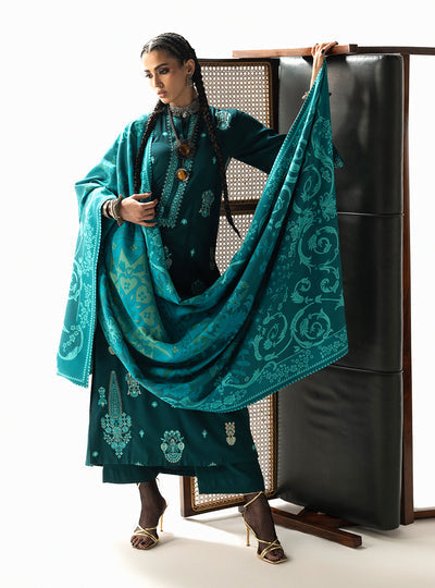 Zainab Chottani | Winter Shawl 25 | Kyana - D6