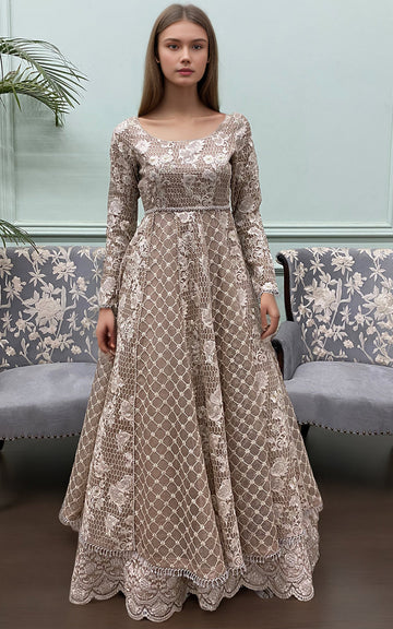 Threads and Motifs | Formal Dresses 25 | Organza Embroidered Maxi