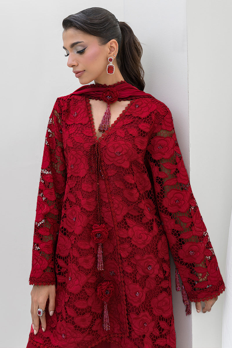 Chic Ophicial | Aarzu Luxe Pret | Red Radiance