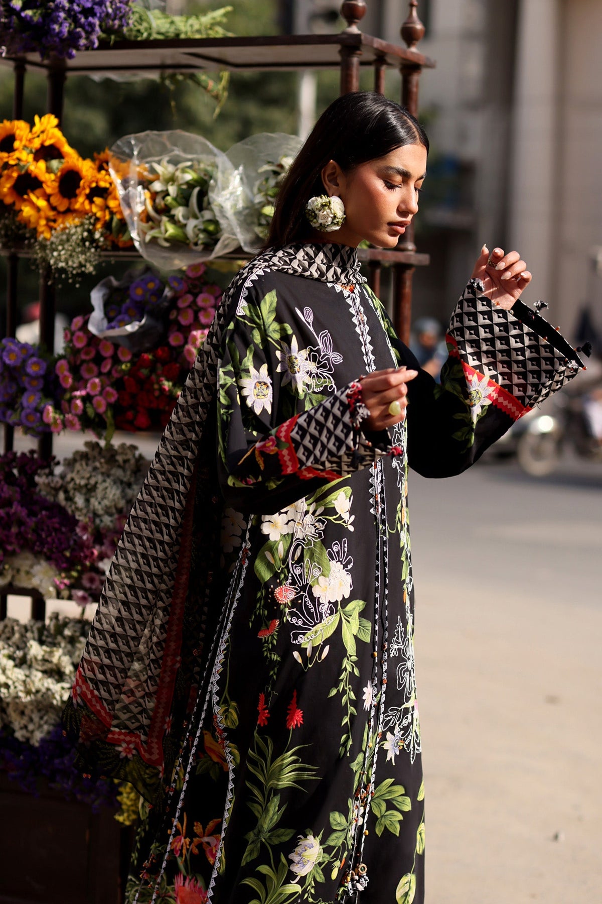 Zaha | Festive Lawn 26 | MIDNIGHT BLOOM (ZF26-04)