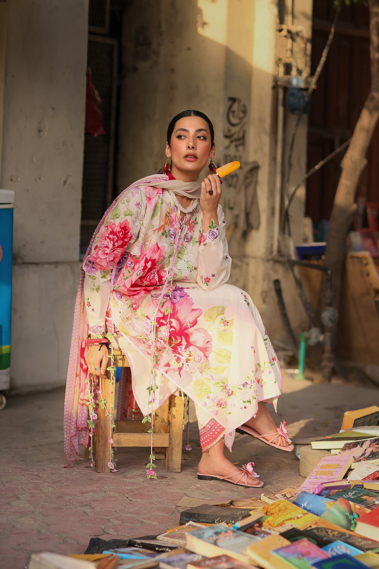 Zaha | Festive Lawn 26 | PINK MINK FROLIC (ZF26-05)