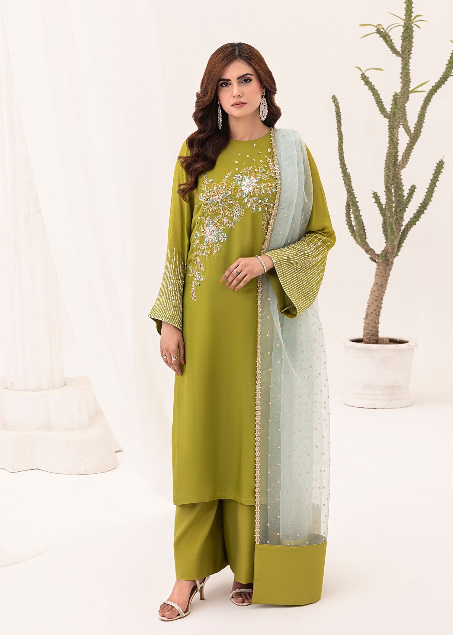 Jamnii | Silk Ivy | Lime Forest
