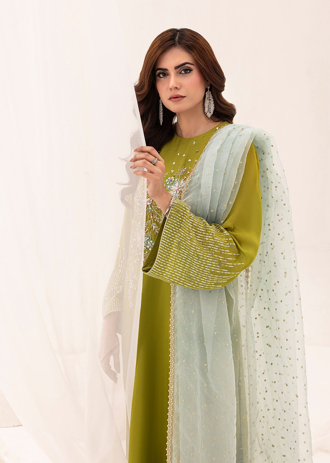 Jamnii | Silk Ivy | Lime Forest