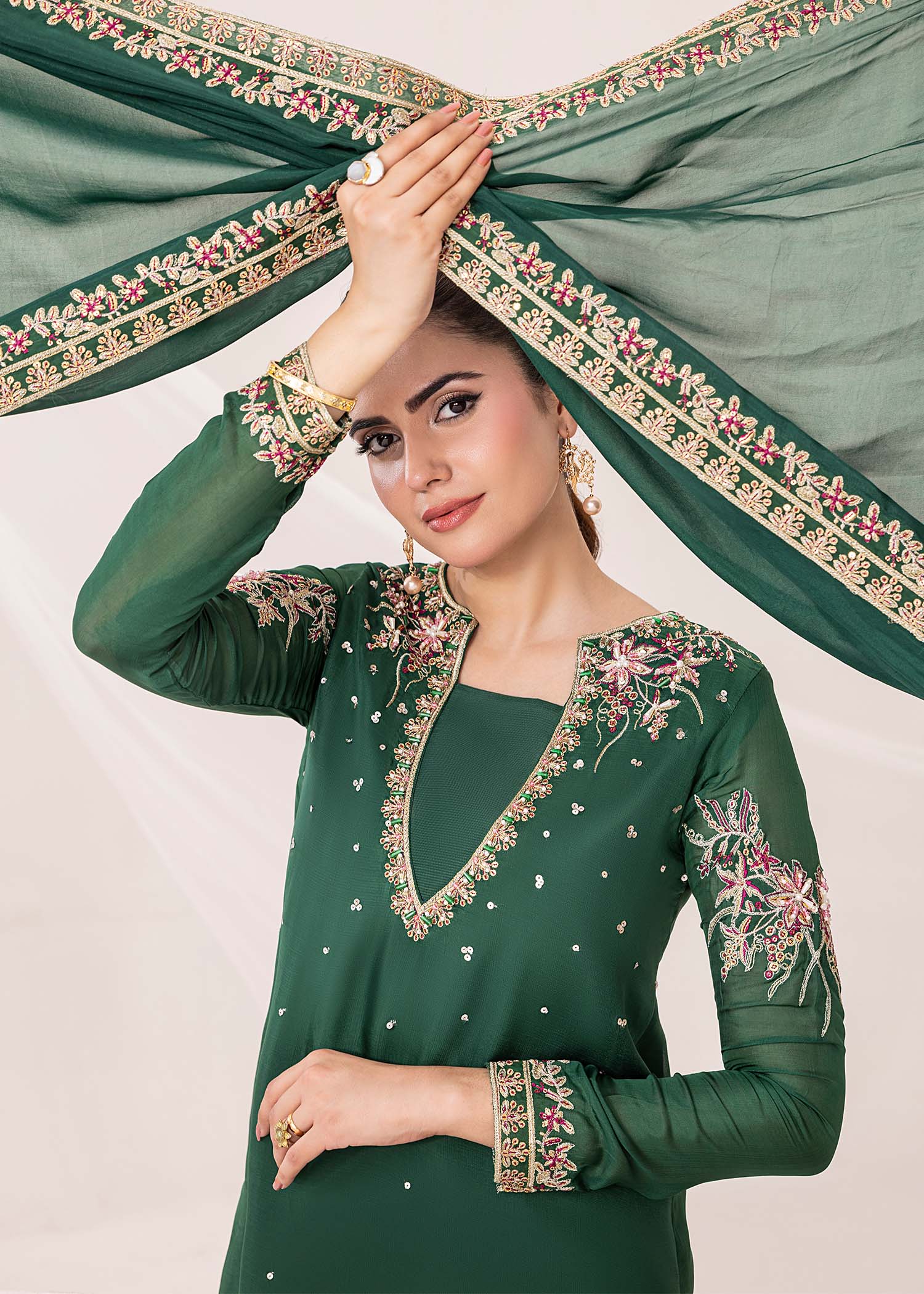 Jamnii | Silk Ivy | Emerald
