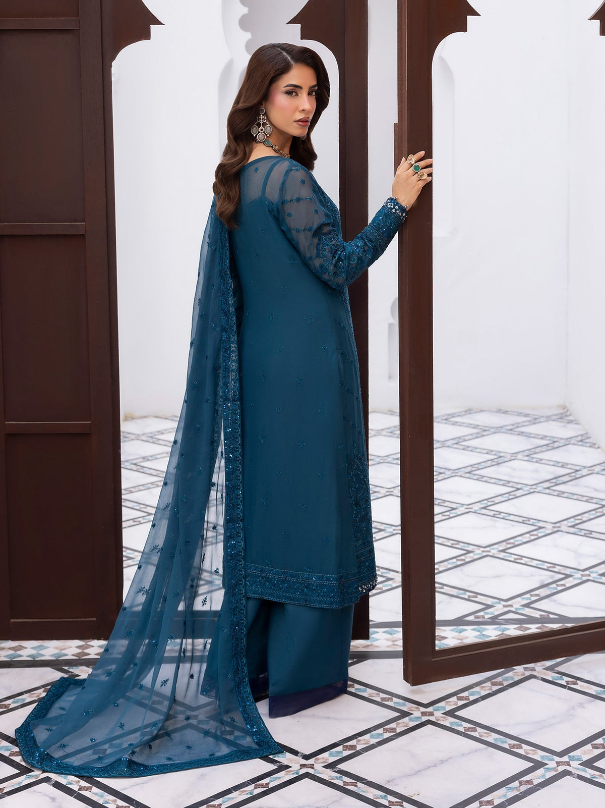 Gulaal | Maeri Luxury Chiffon 26 | Mist
