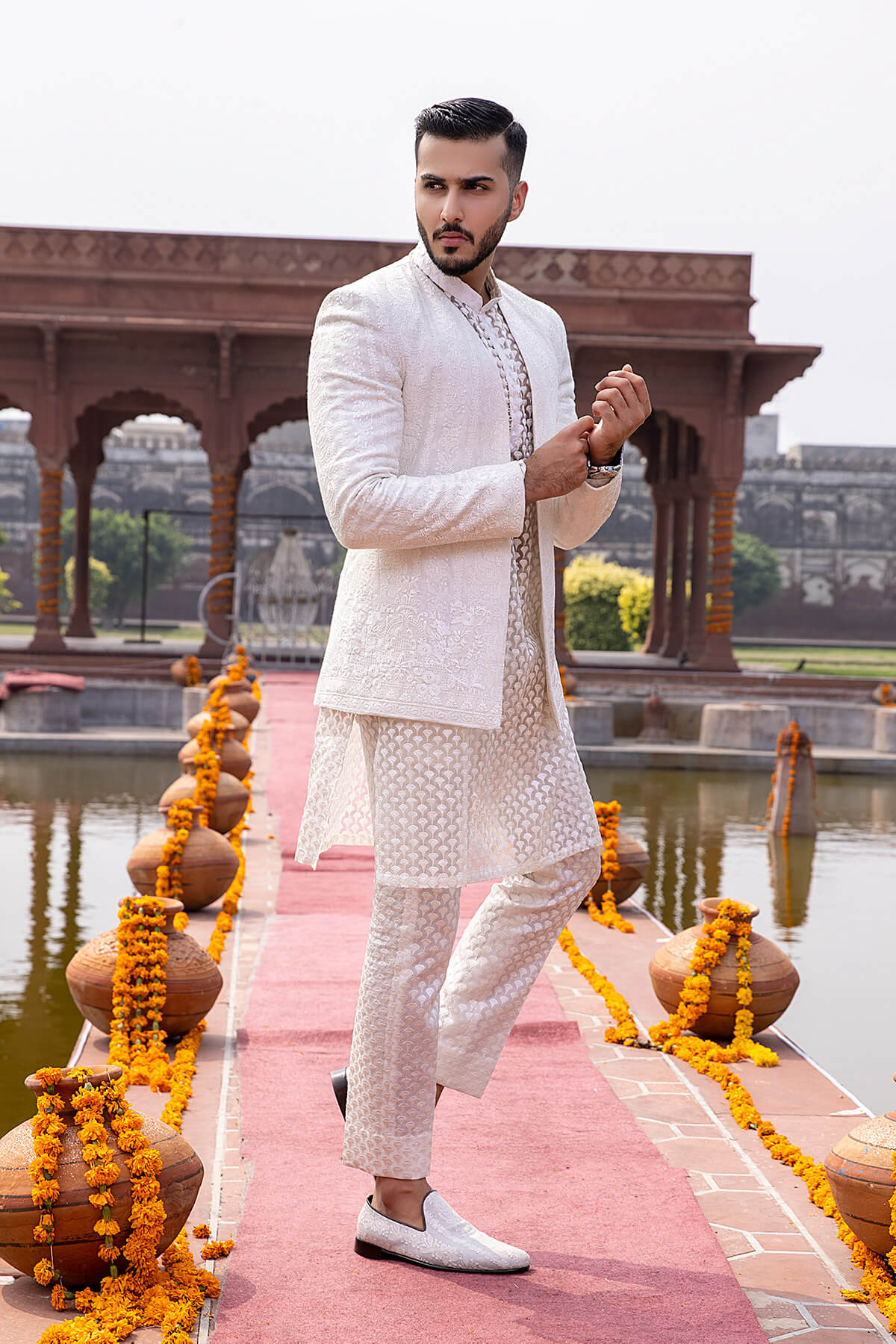 Pakistani Menswear | Mina Kashif | Sherwani D-23