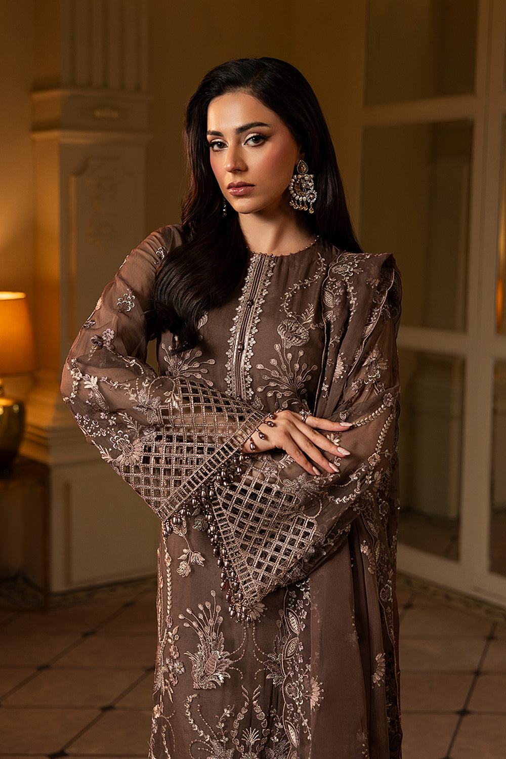Lavish Premium | Ashnae Formals | Mocha Bloom