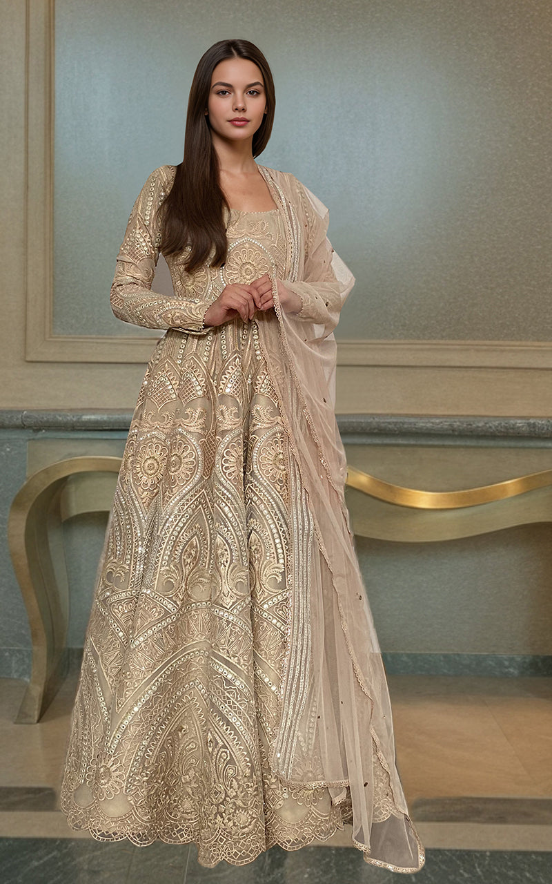 Threads and Motifs | Formal Dresses 25 | Organza Embroidered Maxi