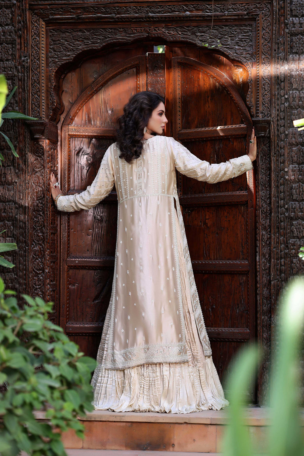 Wahaj M Khan | Nur Festive | Gold White Resham Nur Jacket