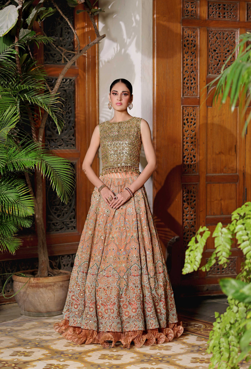 Wahaj M Khan | Nur Festive | Peach Dhani Suroor-e-Saba LS