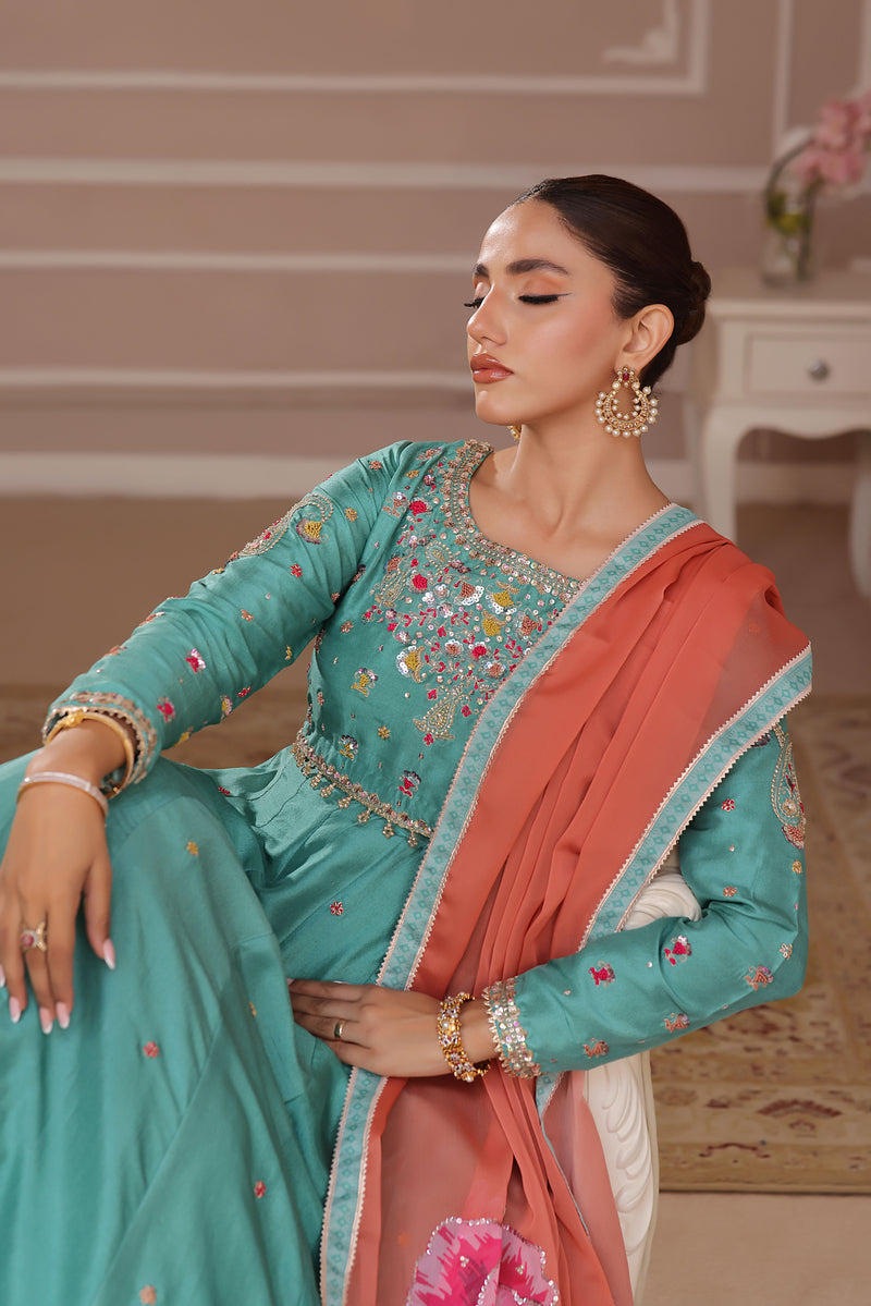 Wahaj M Khan | Banno Formals | IGI RAWSILK LEHNGA CHOLI