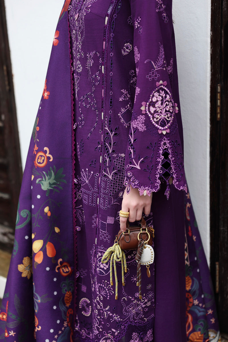 Qalamkar | Q Linen 25 | KL-15 IRIS