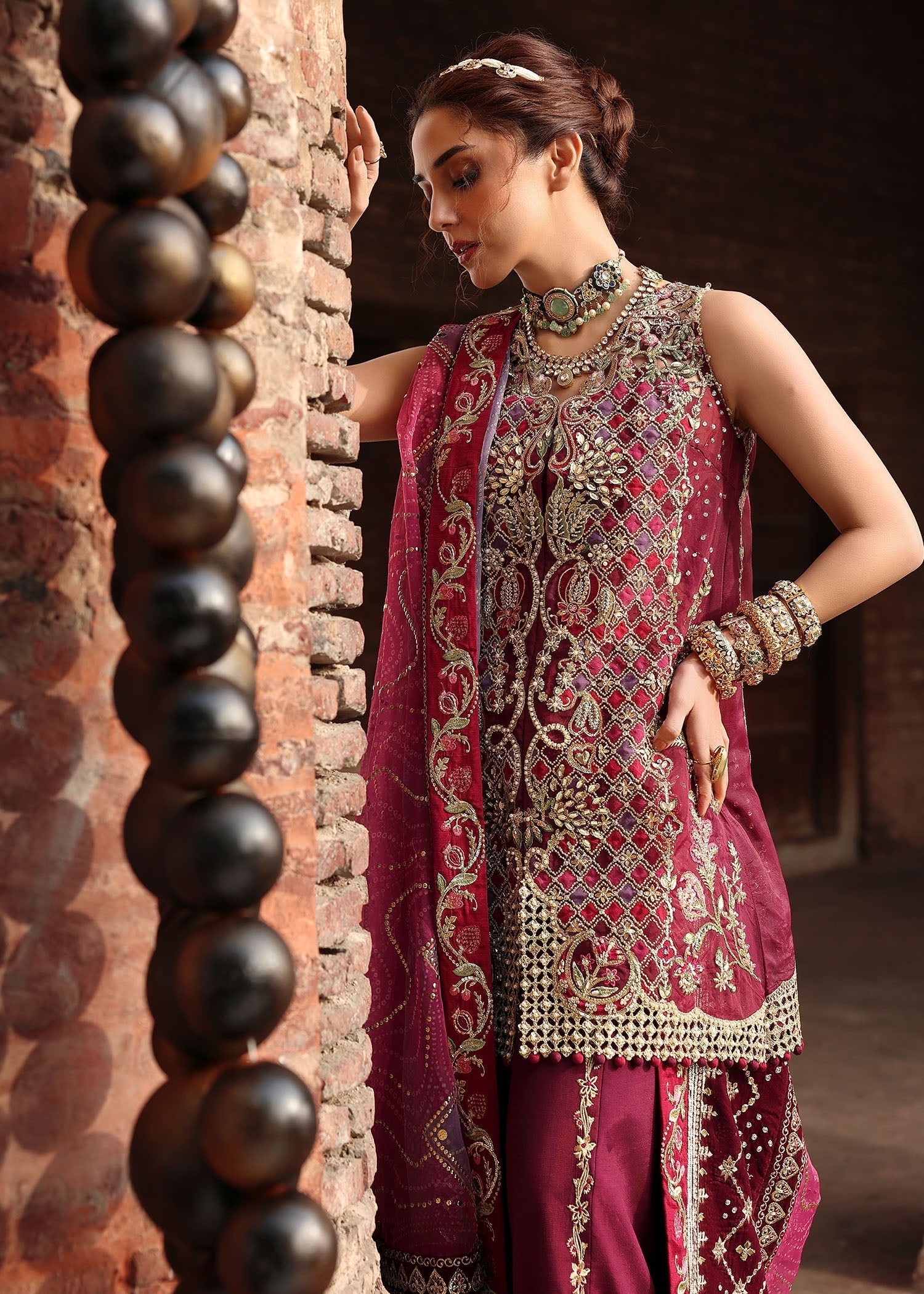 Crimson | Jhilmil Wedding Formals | NAZO
