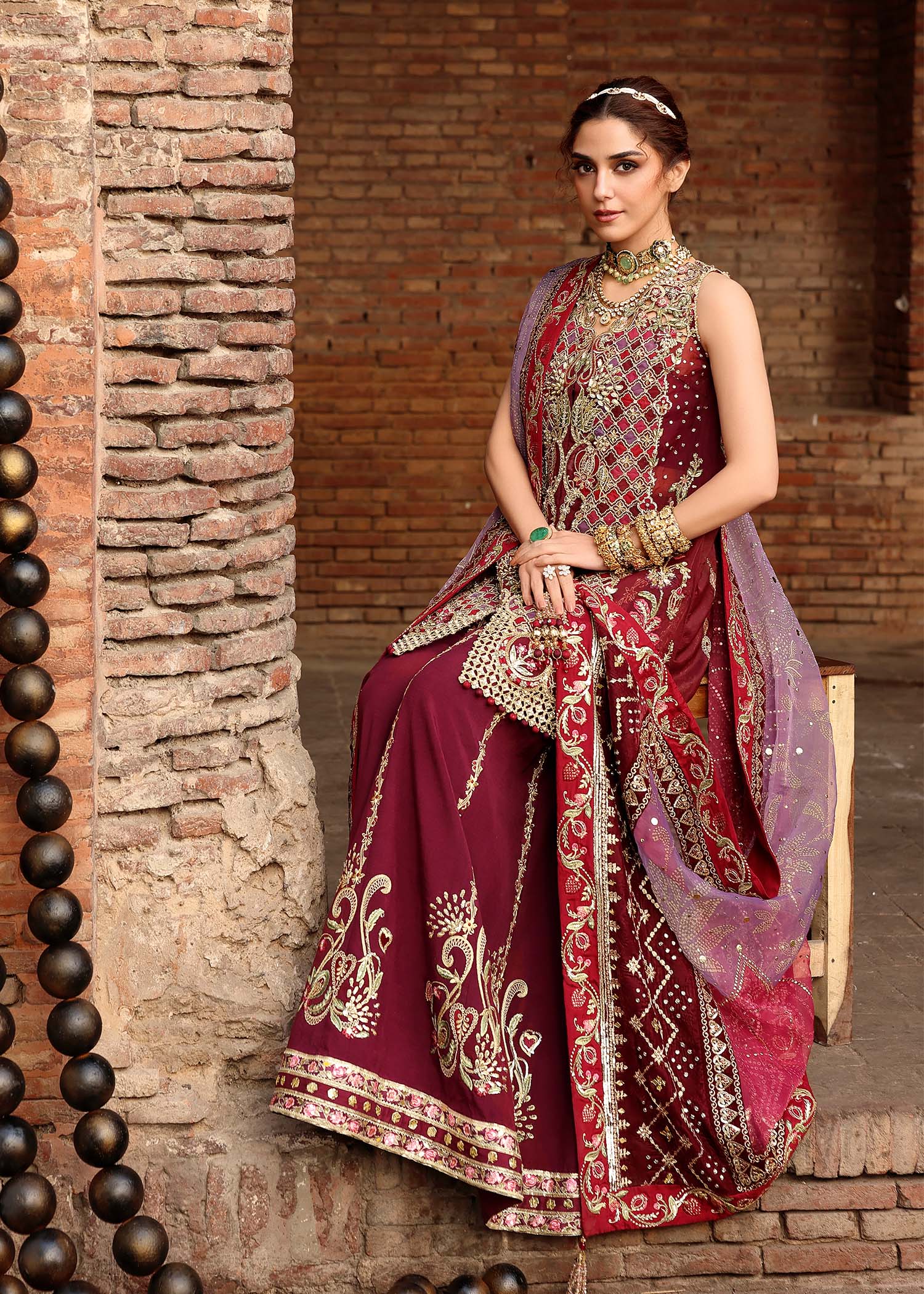 Crimson | Jhilmil Wedding Formals | NAZO