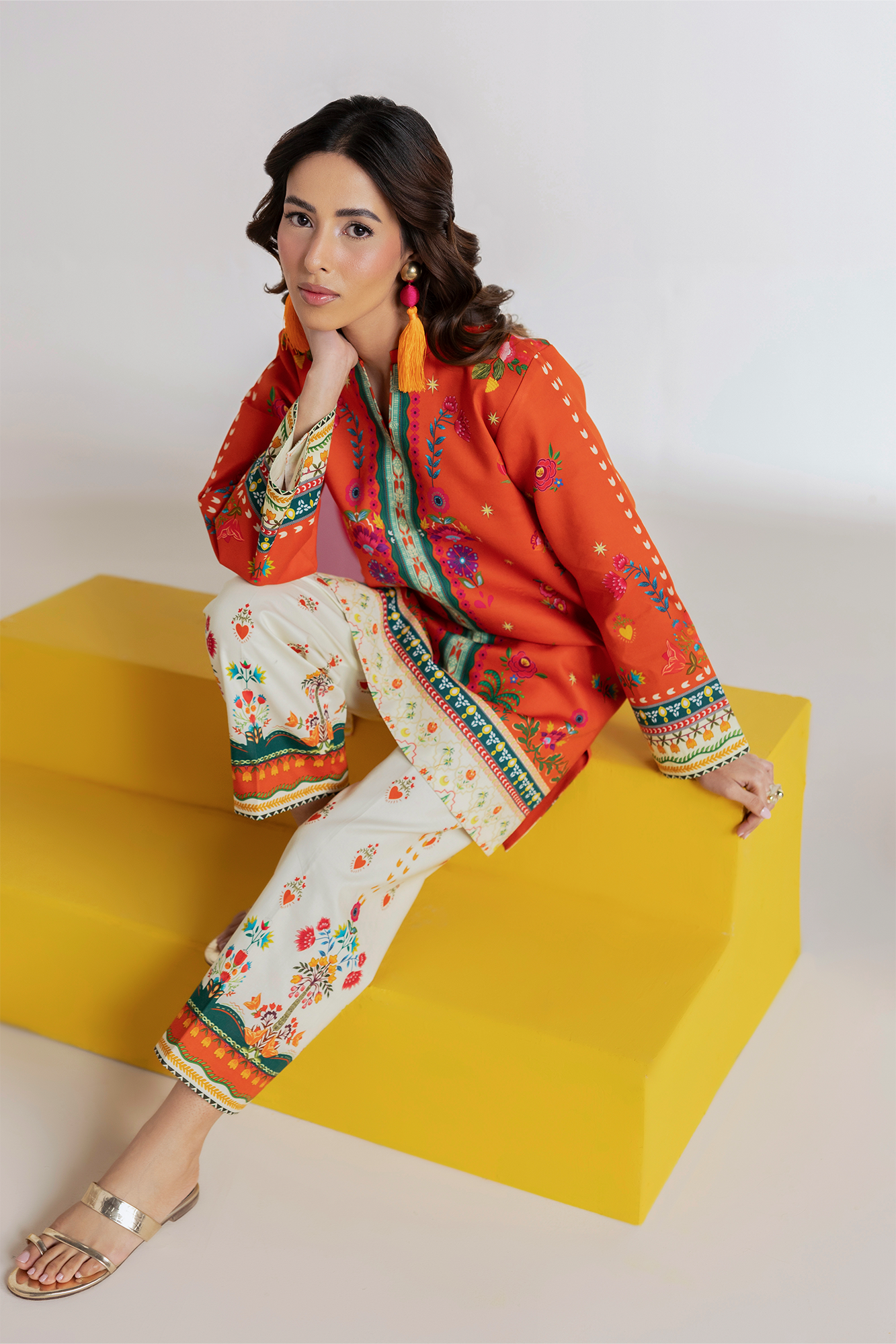 Rajbari | Amal Summer Prints |Cord 04