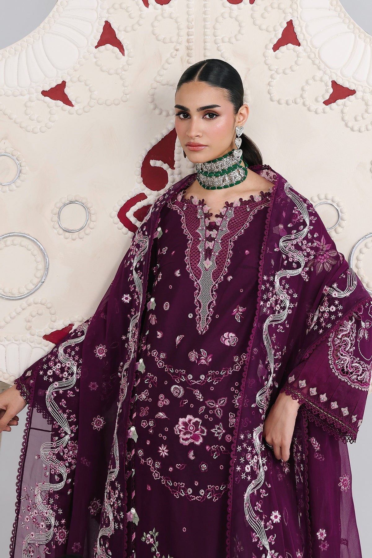 Qalamkar | Festive Lawn 26 | QFL-10 TRESA