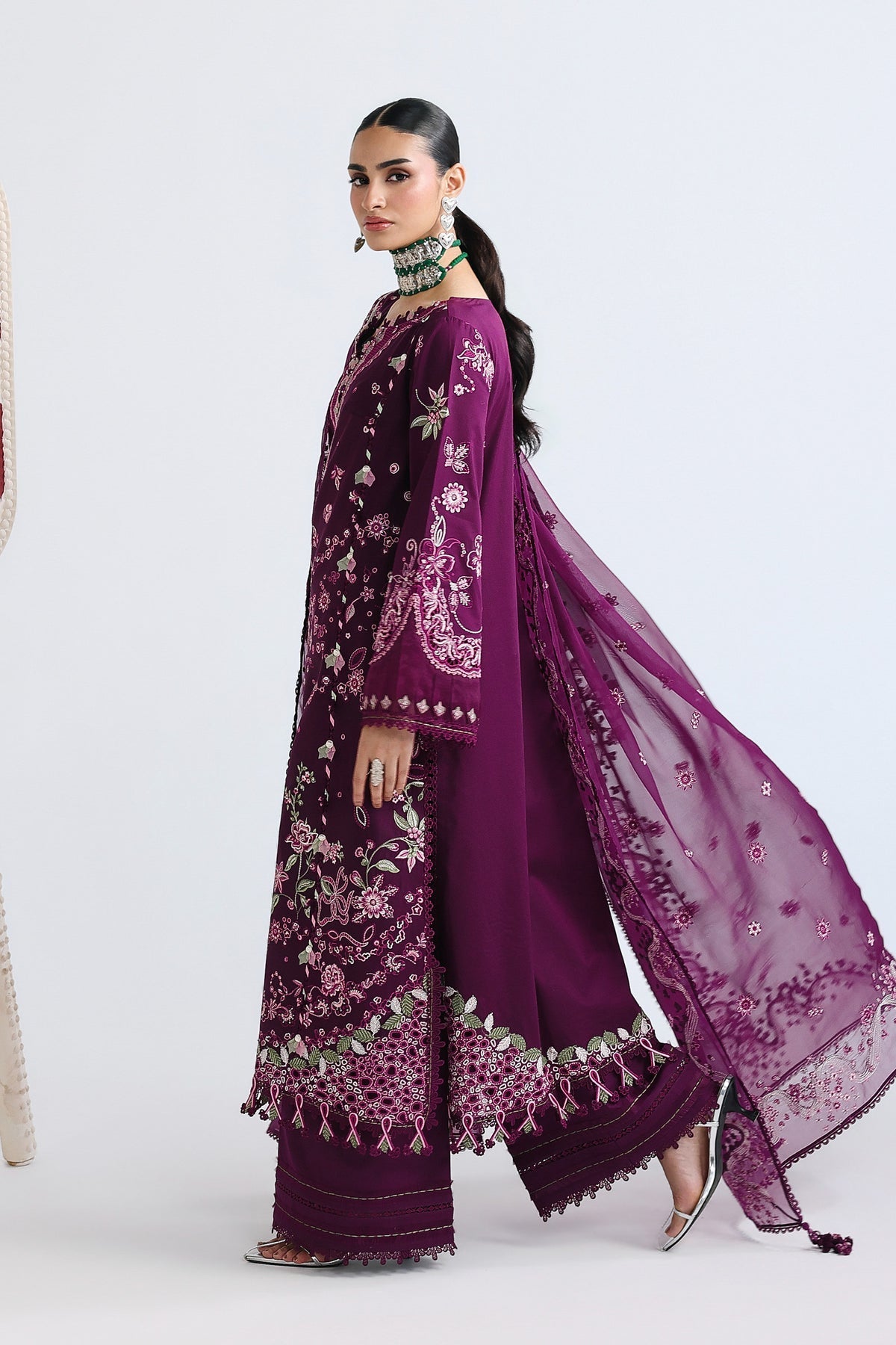 Qalamkar | Festive Lawn 26 | QFL-10 TRESA
